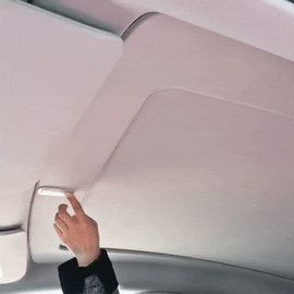 Tesla Model Y elektrisk drevet solskjerm uttrekkbar glasstak solskjerm | Maxamera