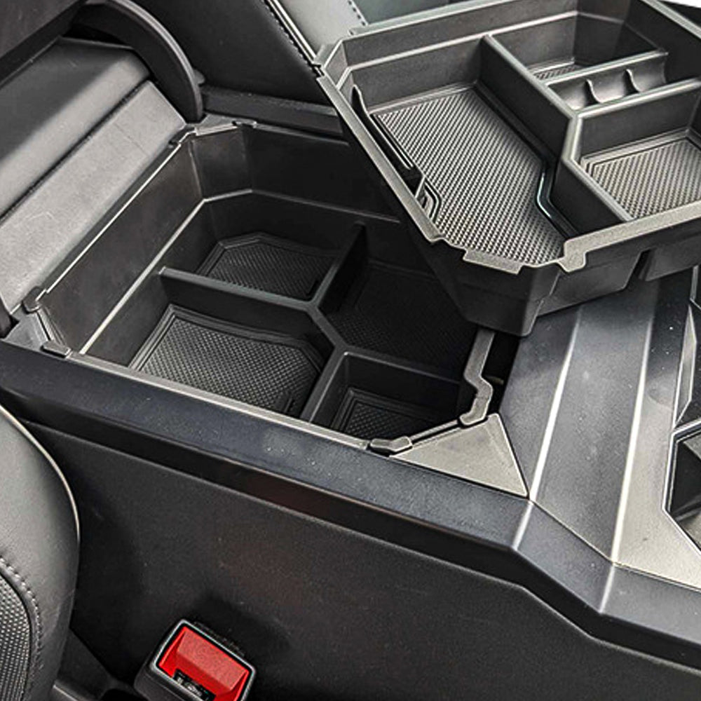 Tesla Cybertruck Center Console Organizer Armrest Storage Box Tray 2PCS