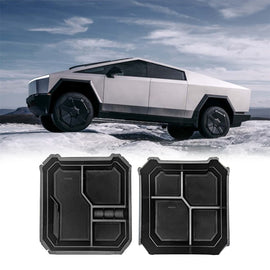 Tesla Cybertruck Center Console Organizer Armstöd Förvaringslåda Fack 2ST