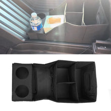 Load image into Gallery viewer, Tesla Cybertruck Storage Bag Lower Center Console Organizer With Compartments Cup Holder Oxford Cloth