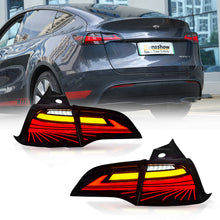 Load image into Gallery viewer, Tesla Model 3/Y Tail Lights Phantom Style Tail Light Assemblies LED Turn Signal