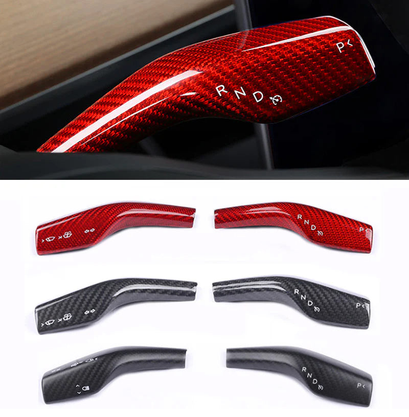 Model 3 & Y Carbon Fiber Turn Signal Stalk Covers