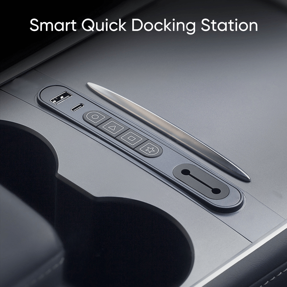 Maxamera 2021+ Model 3/Y Smart Control Expansion Dock: Enhanced Interior Functionality