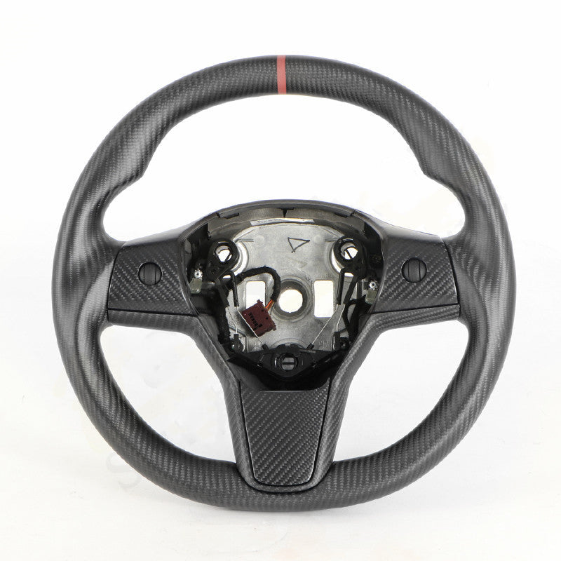 Model 3/Y Full Carbon Fiber Steering Wheel