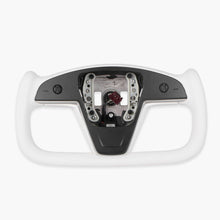 Load image into Gallery viewer, 2021+ Model S/X Plaid Original Factory Style Yoke Steering Wheel