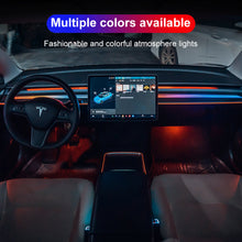 Load image into Gallery viewer, Model 3/Y Ambient Lighting Upgrade Kit Dragon Scale Style Tesla Interior LED Lighting Accessories