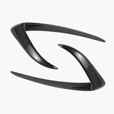 Model 3 Real Carbon Fiber Front Foglight Trim Cover