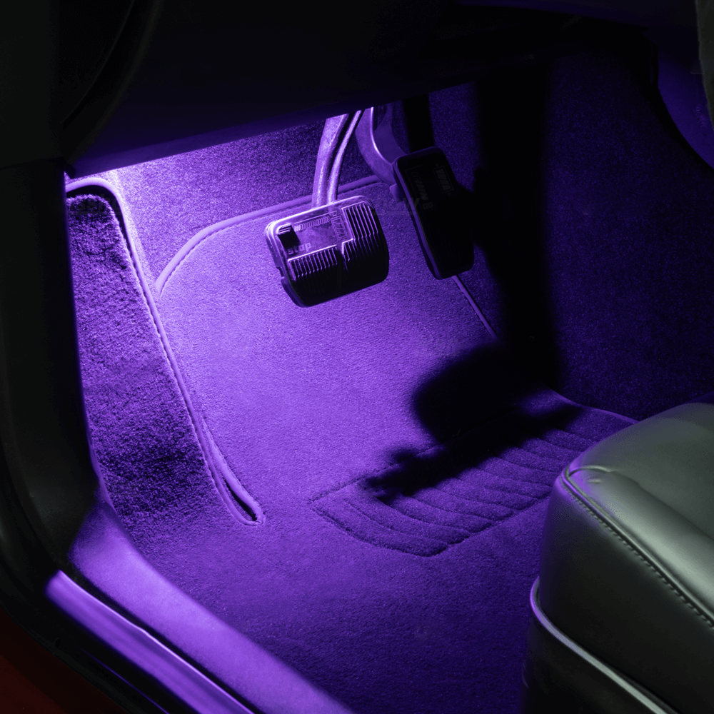 Maxamera Premium Metal Shell Footwell Lights - Perfectly Customized Lighting Upgrade for Model 3/Y/S/X