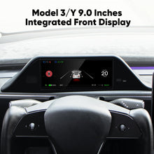 Load image into Gallery viewer, Maxamera FY9 Carplay Dashboard Screen for Tesla Model 3/Y: Enhanced Safety &amp; Luxury Accessories Upgrade