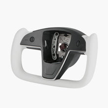 Load image into Gallery viewer, 2021+ Model S/X Plaid Original Factory Style Yoke Steering Wheel