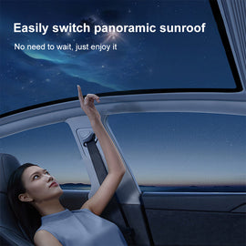 Maxamera Tesla Model Y Smart Baldakin Anti-UV glass soltak lysfølsom solskjerm