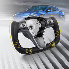 Maxamera Universal Yoke Ergonomisk rattoppgradering for Tesla Model 3/Y 