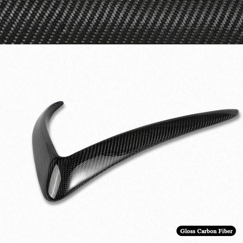 Model 3 Real Carbon Fiber Front Foglight Trim Cover