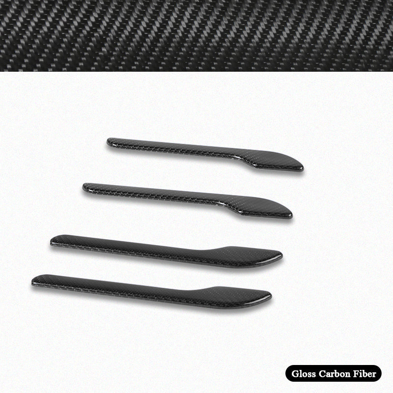 Maxamera Tesla Real Carbon Fiber Door Handle Cover for Model 3 & Model Y & Model 3 Highland