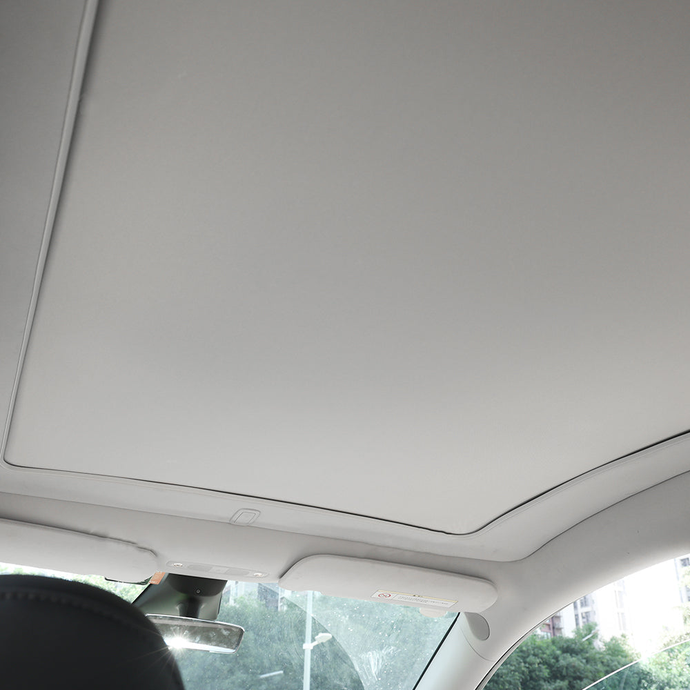 Maxamera Model Y Integrated Electric Retractable Glass Roof Sunshade