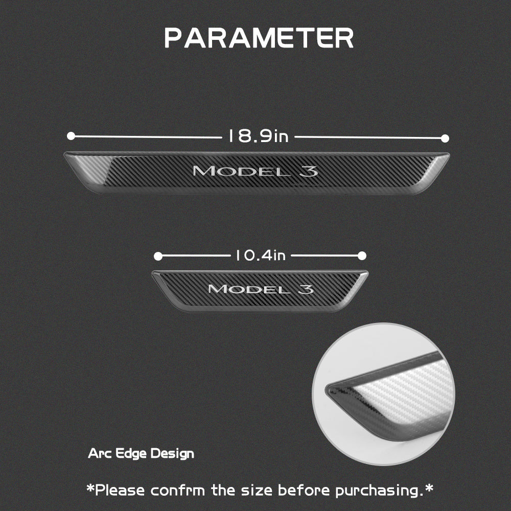 Model 3/Y LED illuminated Welcome Pedal Door Sill Protector