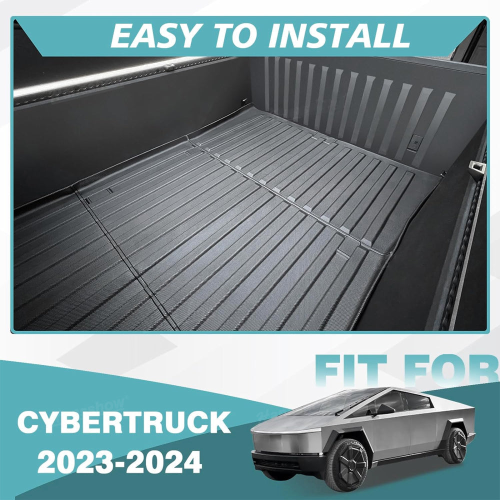 Cybertruck Custom Fit Floor & Trunk Mat Set - Durable TPE Material