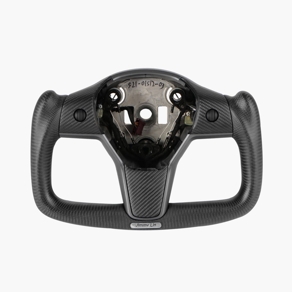 Model 3/Y Full Carbon Fiber Yoke Steering Wheel