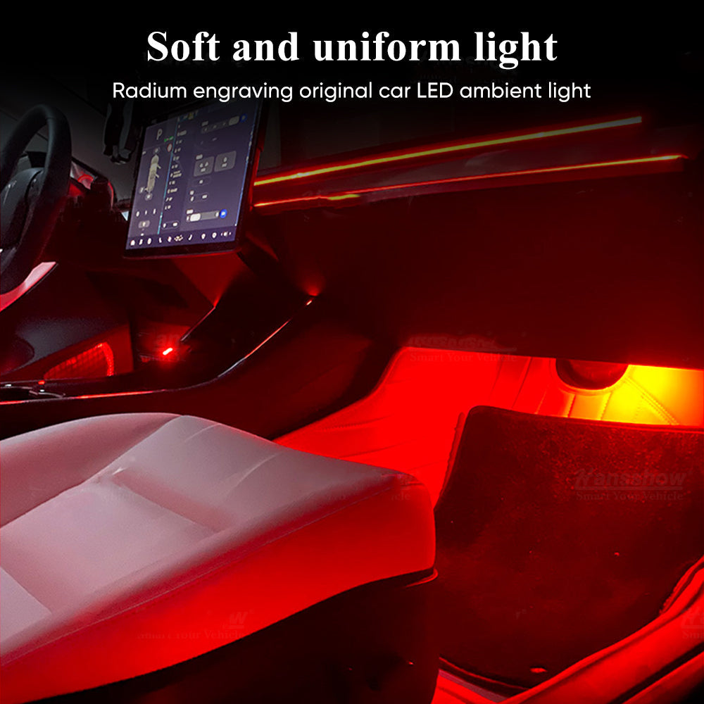 Maxamera2021+ Model 3/Y Laser Carving Ambient Lighting Upgrade Kit