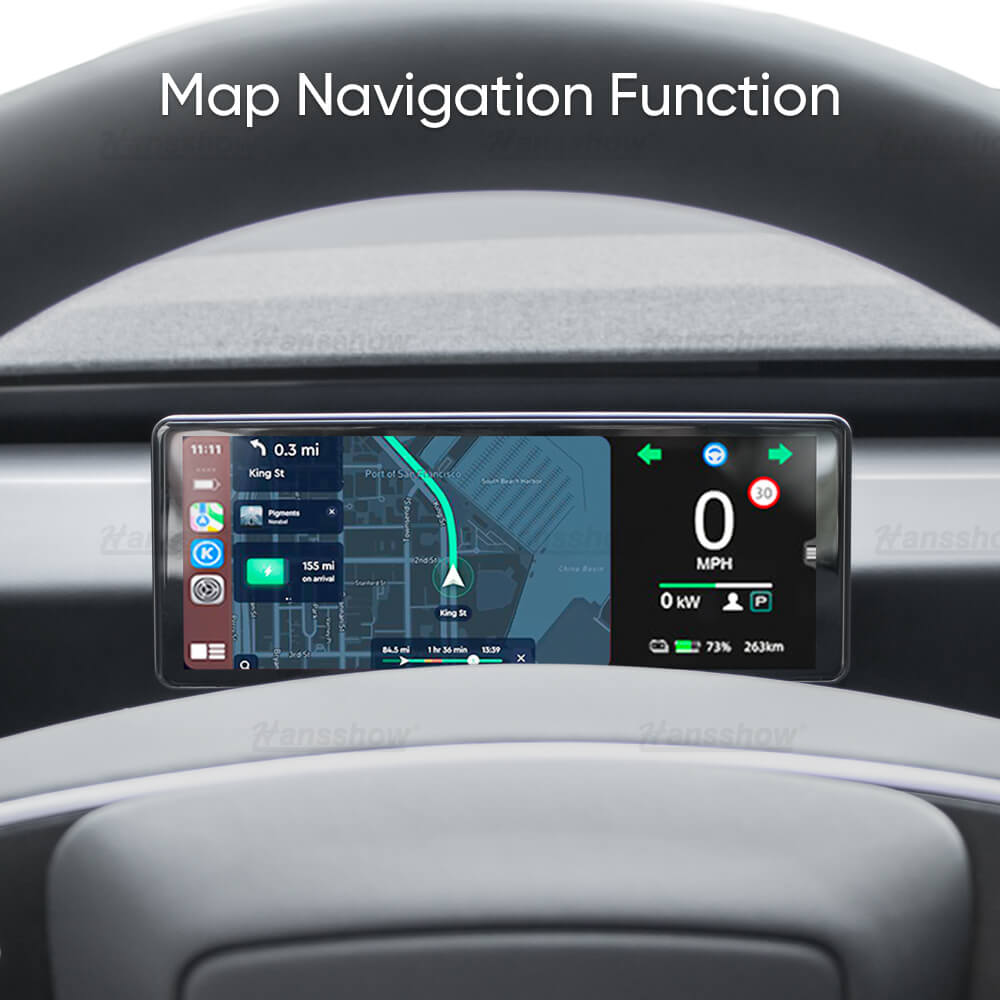 Tesla Model 3 Highland F68-C Plus Carplay Dashboard Instrument Cluster Display With Camera