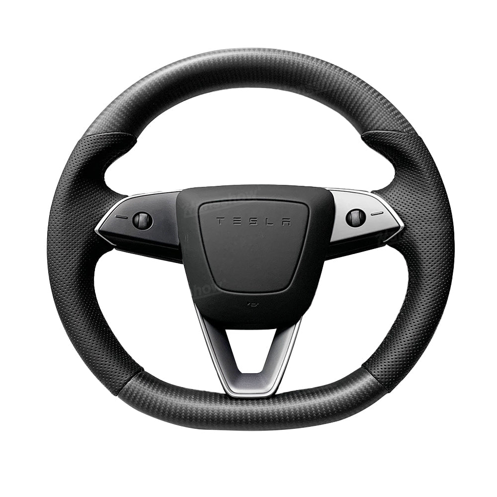 Tesla Model 3 Highland Steering Wheel Replacement Sport Carbon Fiber Maxamera