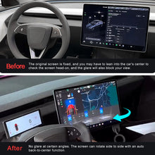 Load image into Gallery viewer, Tesla Model 3 Highland Screen Swivel Mount Center Console Touch Screen Rotating Bracket