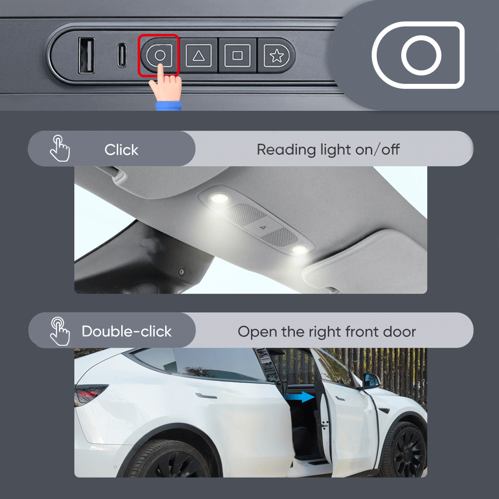 Maxamera 2021+ Model 3/Y Smart Control Expansion Dock: Enhanced Interior Functionality