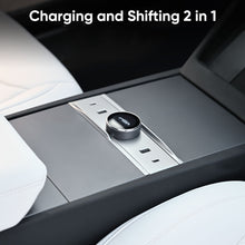 Load image into Gallery viewer, Maxamera Smart Rotating Gear Shift Dock for Tesla Model 3 Highland - With Display &amp; Quick Charge Ports