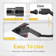 Load image into Gallery viewer, Maxamera J1772 To Tesla Adapter 80A 250V For Tesla Model 3 Y X S (Charging Adapter with Lock)