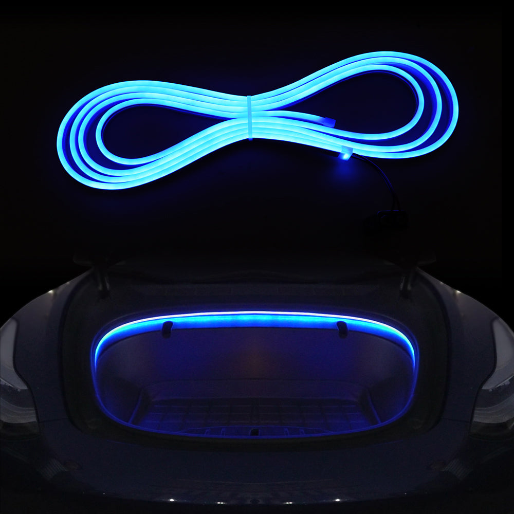 Model S/3/Y/X Power Frunk with white ambient lights