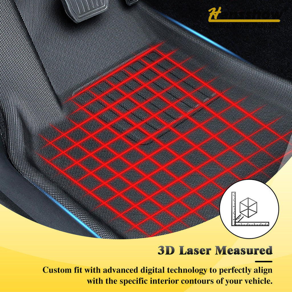 Model S Waterproof Front & Rear Floor Liners