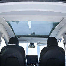 Load image into Gallery viewer, Electric Powered Sunshade Voice Control Retractable Glass Sunroof for Tesla Model Y