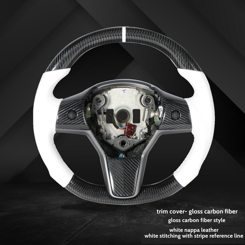 Model 3/Y Carbon Fiber Steering Wheel