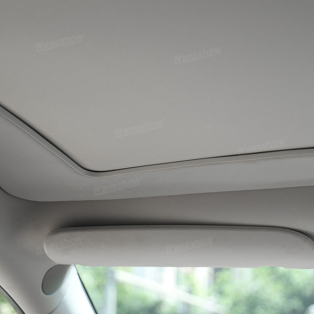 Maxamera Model Y Integrated Electric Retractable Glass Roof Sunshade