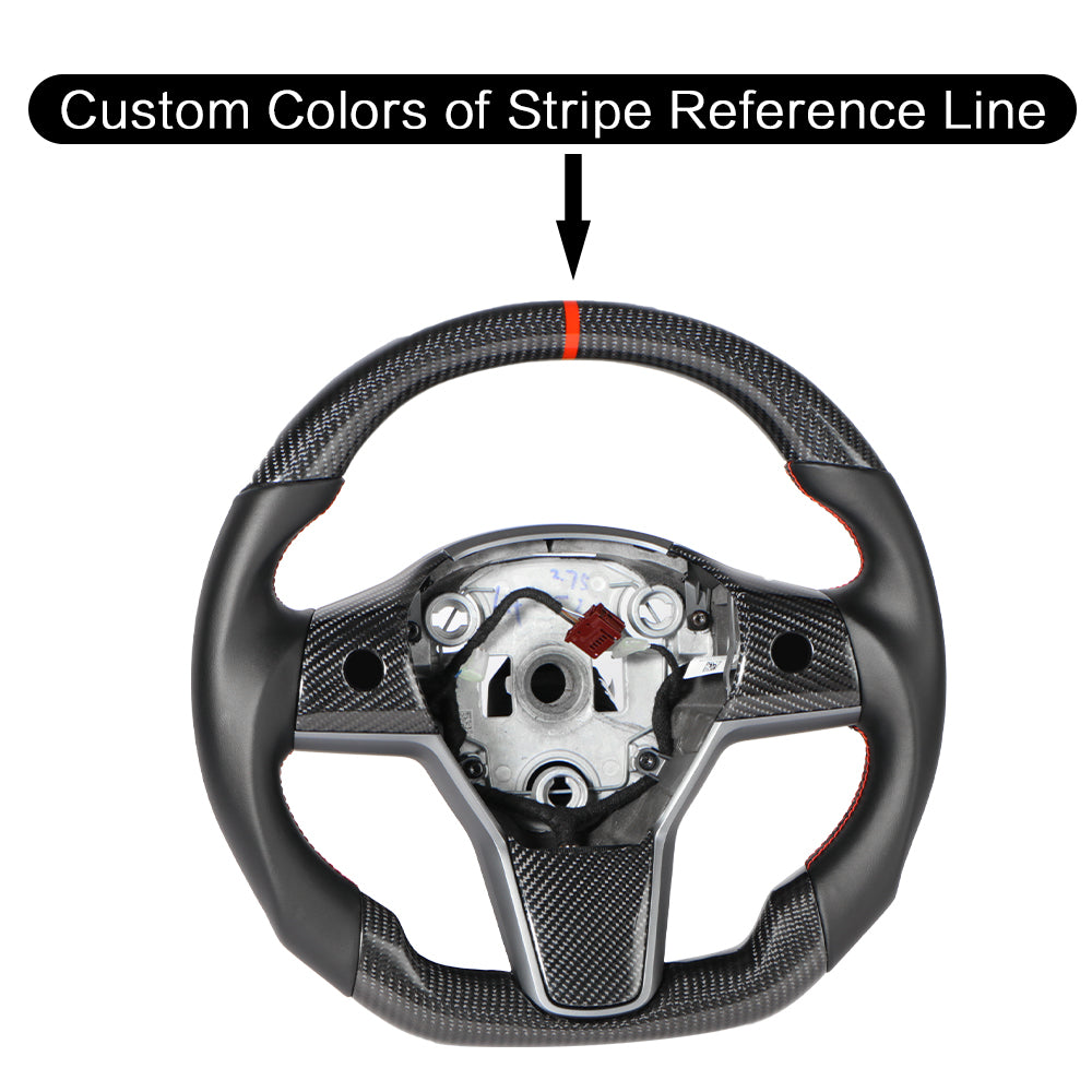 Model 3/Y Carbon Fiber Steering Wheel