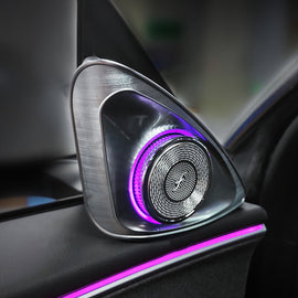 Tesla Model Y/3/3 Highland Rotating Speaker 4D Audio Rotate Tweeter With LED Ambient Lighting