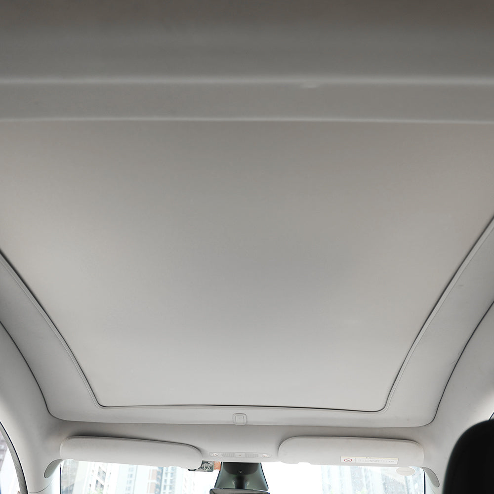 Maxamera Model Y Integrated Electric Retractable Glass Roof Sunshade