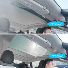 Load image into Gallery viewer, Electric Powered Sunshade Voice Control Retractable Glass Sunroof for Tesla Model Y