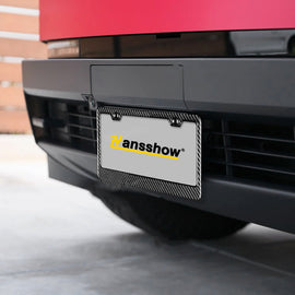 Maxamera Tesla Cybertruck Nummerskilt Rammeholder ekte karbonfiber uten boring 2 STK