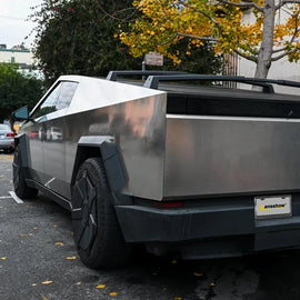 Maxamera Tesla Cybertruck Nummerskilt Rammeholder ekte karbonfiber uten boring 2 STK