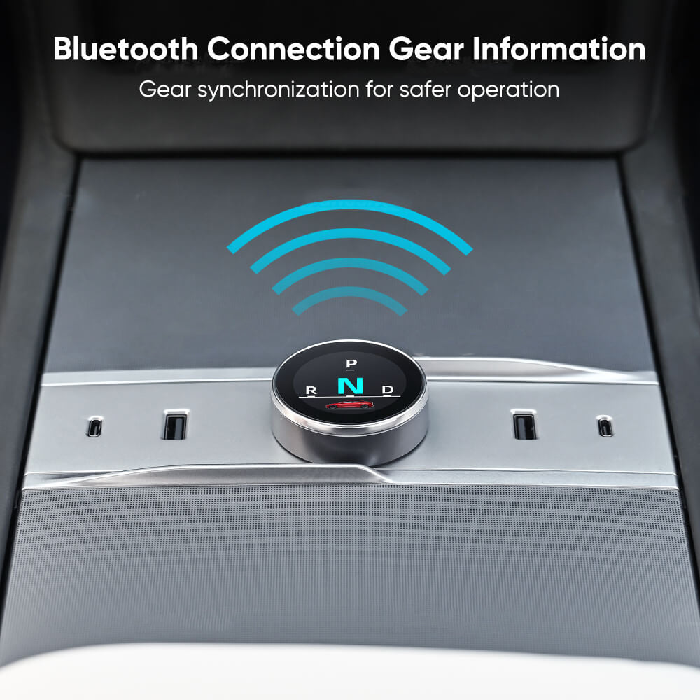 Maxamera Smart Rotating Gear Shift Dock for Tesla Model 3 Highland - With Display & Quick Charge Ports