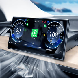 Tesla Model 3/Y F9 Carplay & Android Auto Dashboard Touch Screen Display