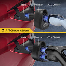 Load image into Gallery viewer, CCS1 x J1772 2-in-1 Charging Adapter for Model 3/Y(After Feb.2020 and 19-22 Original Supports CCS1)