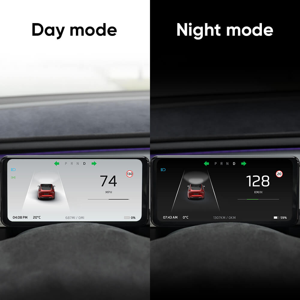 Maxamera Tesla Model 3/Y/3 Highland F63 Dashboard Display with Advanced Features