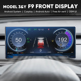 Maxamera Model 3/Y F9 9 ​​Tommers berøringsskjerm Carplay/Android Auto Smart Dashboard