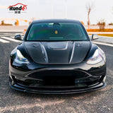 New Design ABS Material For Tesla Model3 Upgrade 316 Body Kit Front Lip Rear Diffuser Side Skirts Auto Parts