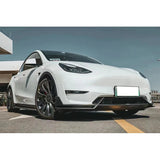 High Quality Carbon Fiber For Tesla MODEL Y Upgrade MIW Style Body Kit Front Lip Side Skirts Rear Diffuser Spoiler