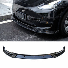 Load image into Gallery viewer, Car Modification Body Parts PP Material Or Carbon Fiber Front Lip Suitable For Tesla Model Y front lip