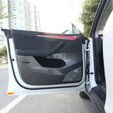 Runde for Tesla anti kick plate Model3 and modely door anti kick pad fully surround the ABS door guard plate