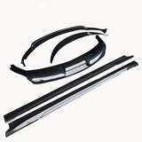 Model3 Accessories ART Style Carbon Fiber Front Lip Side Skirts Rear Diffuser Spoiler Wing Body Kit For Tesla Model3 2021